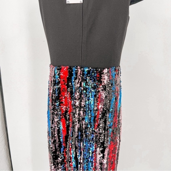 Dress the Population Cap Sleeve Plunge Dress - Picture 10 of 10